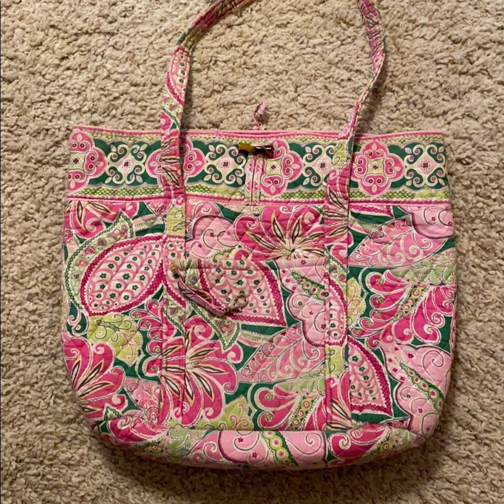 Vera Bradley Pinwheel Pink Tote
